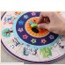 Wooden Toy Montessori Puzzle 3D Cartoon Animal Clock Wooden Puzzle Education Intelligence Children  B07MZP7S5J